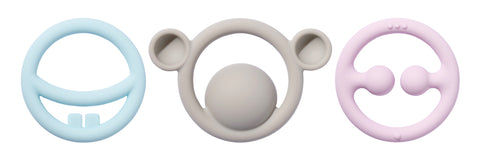Nigi, Nagi & Nogi Tactile Teething Rings (0+), MOLUK - Little Llama